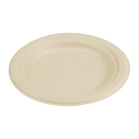 Suikerriet bord Naturel Ø15,5 cm (50 stuks) 