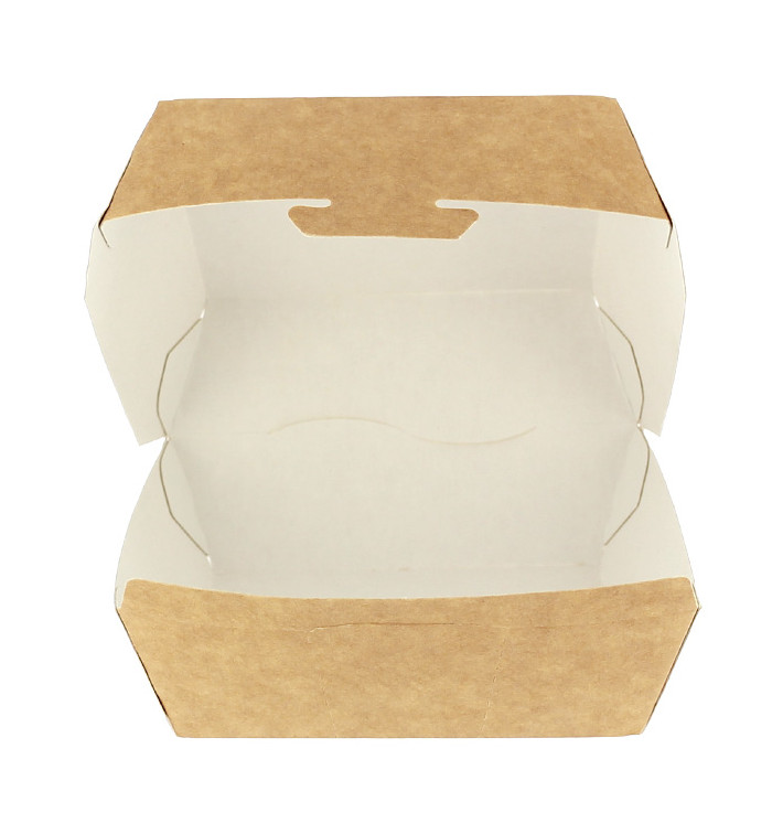 Kraft Hamburger bakjes 12x12x7cm (450 stuks) Kraft Hamburger bakjes 12x12x7cm (450 stuks)