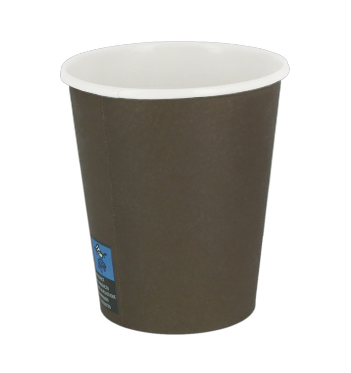 Papieren beker 7Oz/210ml Bruin Ø7,2cm (100 stuks) Papieren beker 7Oz/210ml Bruin Ø7,2cm (100 stuks)