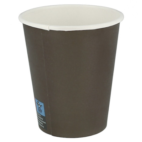 Papieren Beker Bruin 8Oz/240ml Ø8,0cm (50 Stuks)