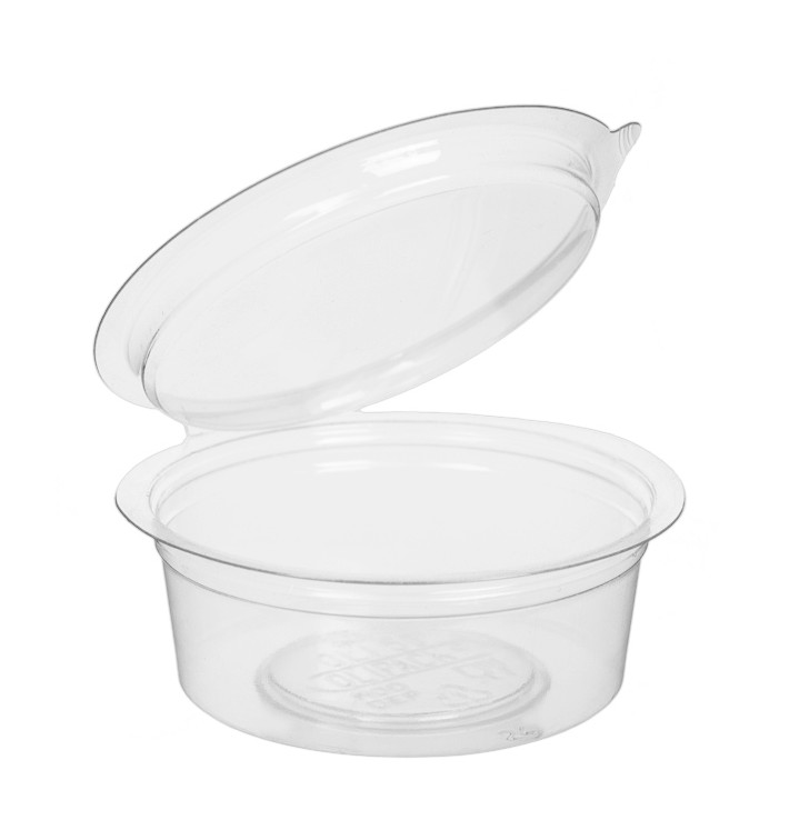 Plastic Container APET Rond vormig transparant 50ml (450 stuks) Plastic Container APET Rond vormig transparant 50ml (450 stuks)
