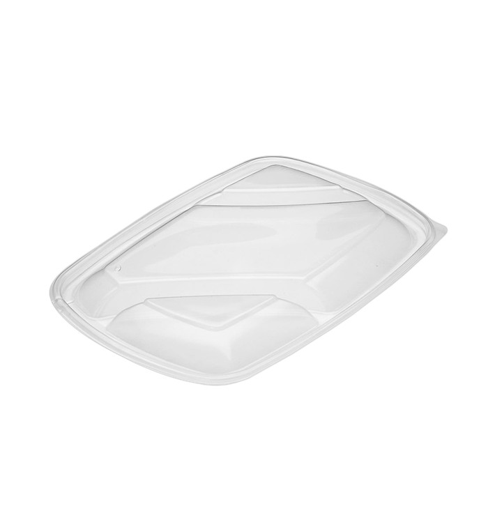 Plastic Deksel voor Deli Container PP Rechthoekige vorm 3C zwart 28x20cm (50 stuks) Plastic Deksel voor Deli Container PP Rechthoekige vorm 3C zwart 28x20cm (50 stuks)