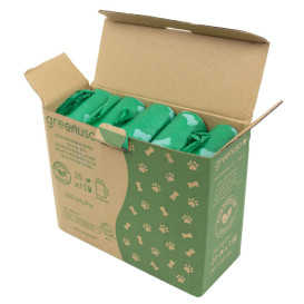 Plastic zak voor uitwerpselen van honden 100% bio 23x32cm (3.000 stuks)