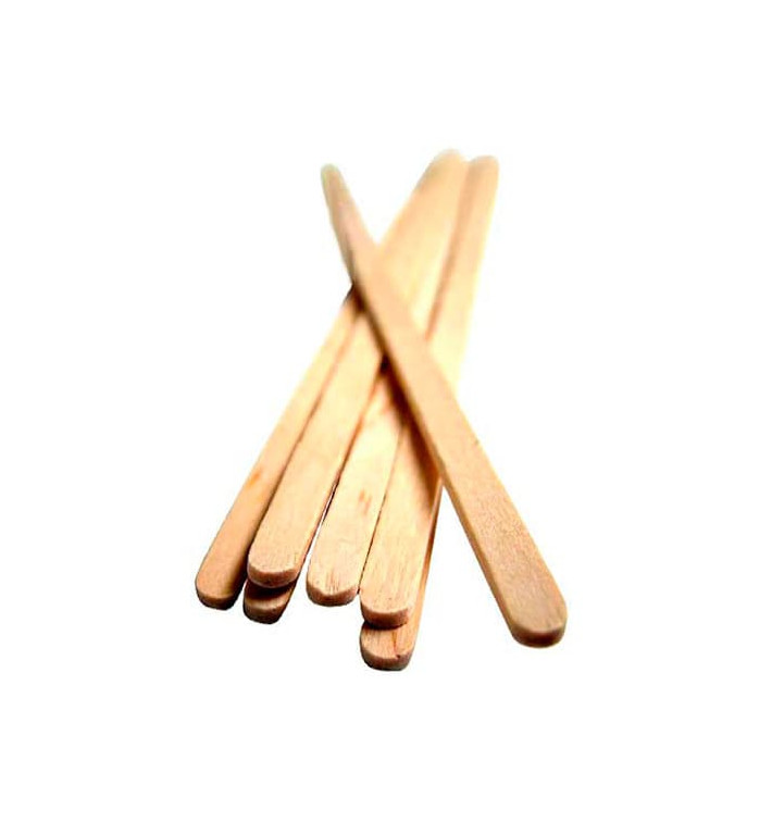 Houten koffie roerstaafje 11,4cm Houten koffie roerstaafje 11,4cm