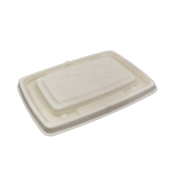 Suikerriet Deksel voor Container 23x16,5cm (300 stuks) Suikerriet Deksel voor Container 23x16,5cm (300 stuks)