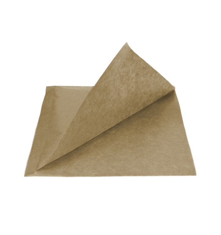 Papieren zak Vetvrij open L vormig 15x15,2cm Naturel (100 stuks) Papieren zak Vetvrij open L vormig 15x15,2cm Naturel (100 stuks)