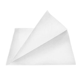 Papieren zak Vetvrij open L vormig 18x18,2cm wit (100 stuks)