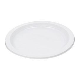 Herbruikbare Bord Economische PS Wit Ø22cm (25 stuks) 