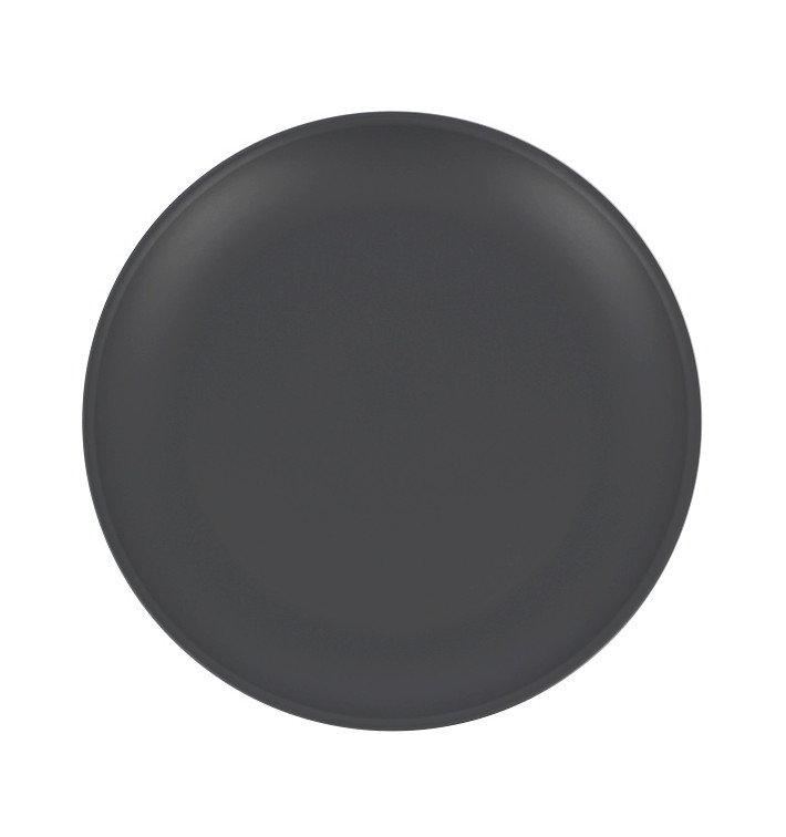 Herbruikbare Bord Durable PP Mineraal Antracite Ø23,5cm (54 stuks) Herbruikbare Bord Durable PP Mineraal Antracite Ø23,5cm (54 stuks)