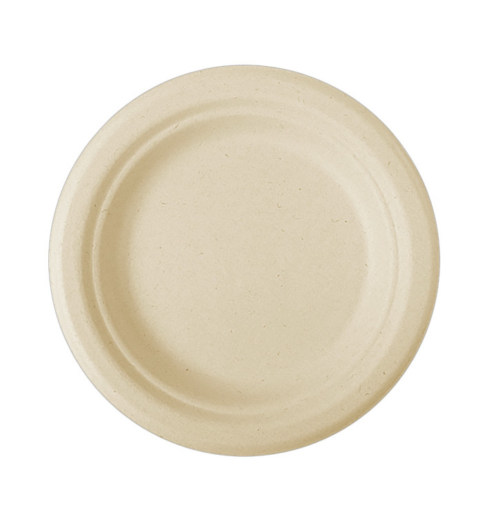 Suikerriet bord Naturel Ø15,5 cm (50 stuks) Suikerriet bord Naturel Ø15,5 cm (50 stuks)