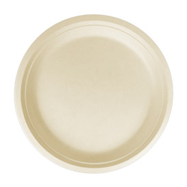 Suikerriet bord Naturel 30 cm (200 stuks)