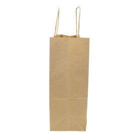 Papieren zak met handgrepen kraft Hawanna 100g/m² 24+12x31cm (50 stuks) 