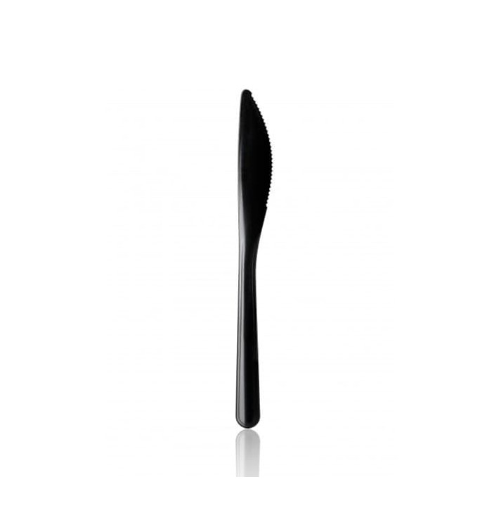 Plastic mes Premium zwart 18,5cm Plastic mes Premium zwart 18,5cm