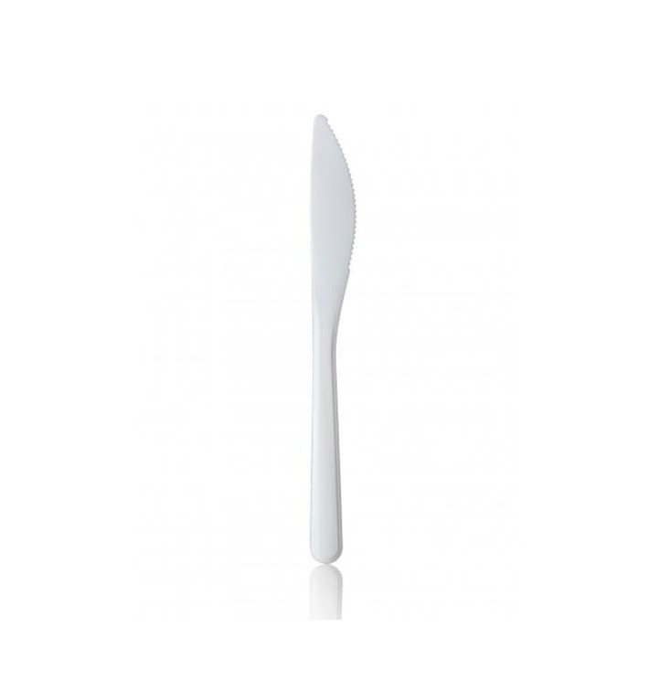 Plastic mes Premium wit 18,5cm Plastic mes Premium wit 18,5cm