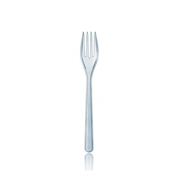 Plastic vork Premium transparant 18,5cm Plastic vork Premium transparant 18,5cm