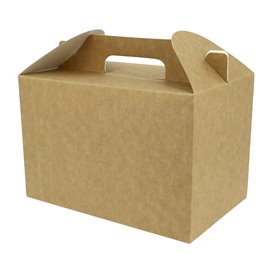 Paper Menu Box Kraft 22,5x14,5x15cm (25 stuks) 