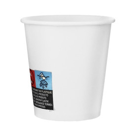 Papieren beker 3 Oz/100ml wit Ø5,8cm (50 stuks)