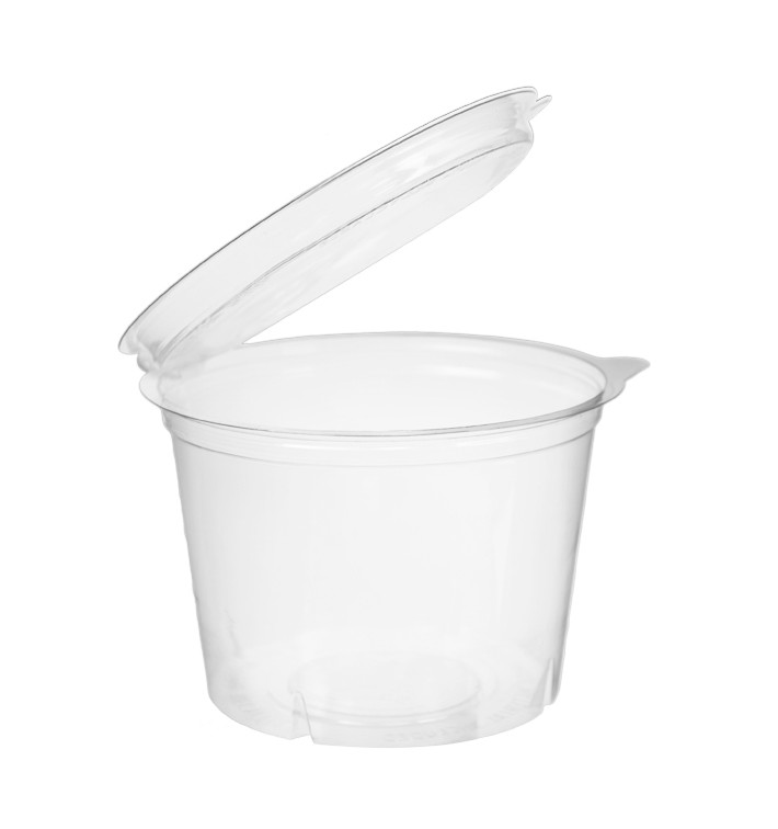 Plastic Container APET Rond vormig transparant 500ml Ø120mm (480 stuks)