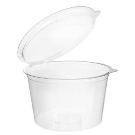 Plastic Container APET Rond vormig transparant 1000ml Ø15cm (20 stuks)