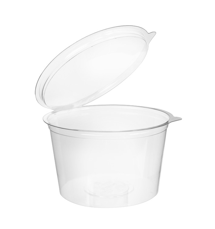 Plastic Container APET Rond vormig transparant 1000ml Ø15cm (200 stuks) Plastic Container APET Rond vormig transparant 1000ml Ø15cm (200 stuks)