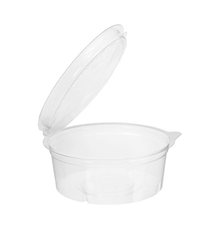Plastic Container APET Rond vormig transparant 250ml Ø12cm (480 stuks) Plastic Container APET Rond vormig transparant 250ml Ø12cm (480 stuks)