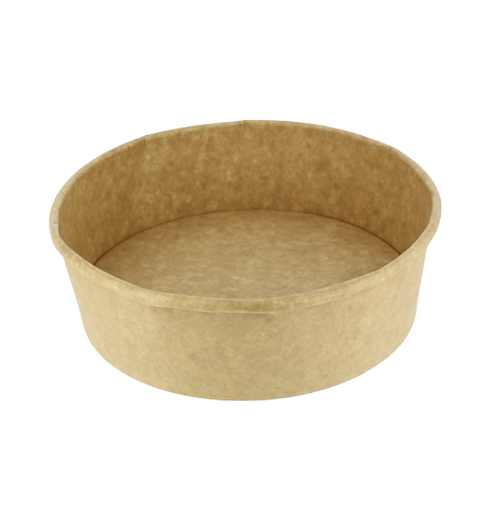 Papieren Soepkom Kraft-Kraft 33Oz/1000ml Ø18,6cm (50 stuks) Papieren Soepkom Kraft-Kraft 33Oz/1000ml Ø18,6cm (50 stuks)