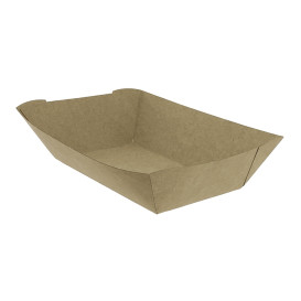Kartonnen Snackbakjes kraft 780ml 15,5x9x5,5cm (450 stuks)