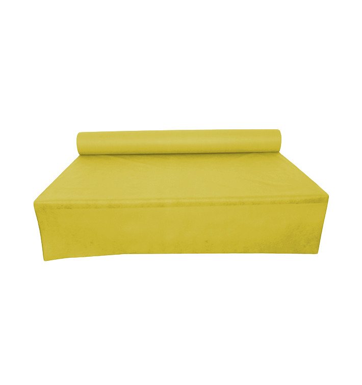 Novotex Tafelkleed rol geel 50g P40cm 1,2x50m (1 stuk) Novotex Tafelkleed rol geel 50g P40cm 1,2x50m (1 stuk)