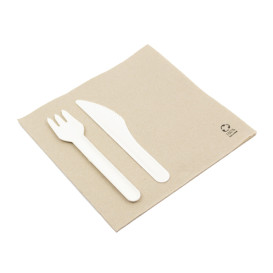 Papieren servet Eco 40x40cm 2C (50 stuks)