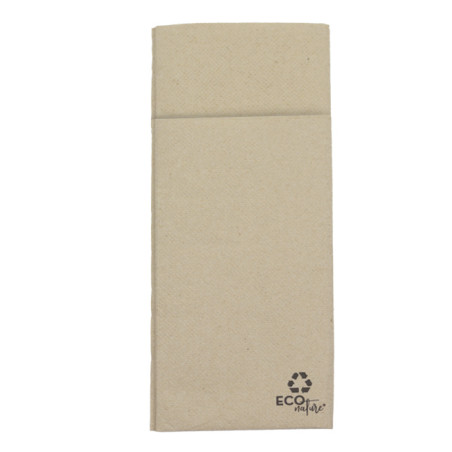 Eetgerei zak papieren servetten Eco 32x40cm (30 stuks) 