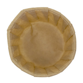 Geplooide Kraft papieren souffle beker 120ml (250 stuks) 