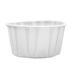Geplooide papieren souffle beker 165ml (250 stuks) 