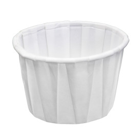 Geplooide papieren souffle beker 60ml (5000 stuks)