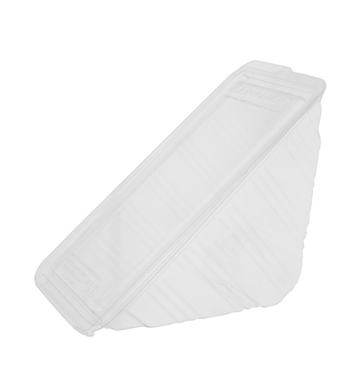 Sandwich Container PLA 16,5x11,0x7,5 cm (125 stuks) Sandwich Container PLA 16,5x11,0x7,5 cm (125 stuks)