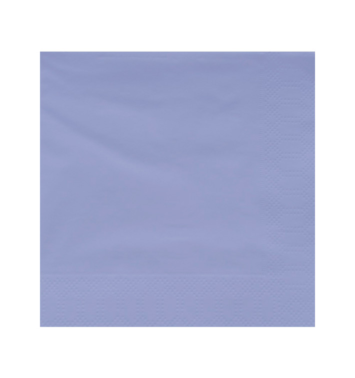 Papieren servet lila rand 20x20cm 2C (100 stuks) Papieren servet lila rand 20x20cm 2C (100 stuks)