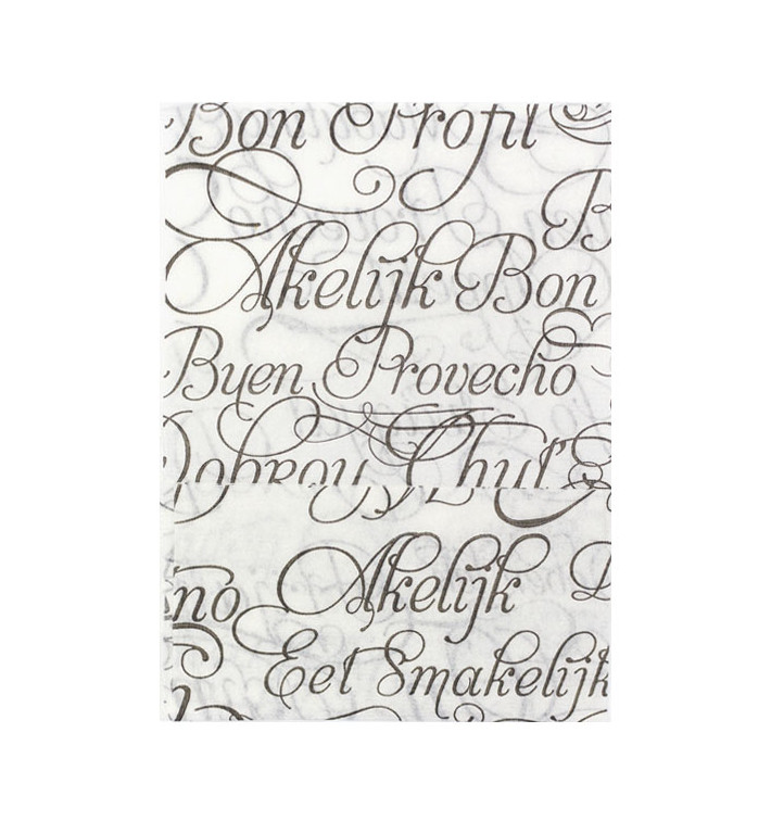 Papieren servet miniservis "Buen Provecho" 17x17cm (6000 stuks) Papieren servet miniservis "Buen Provecho" 17x17cm (6000 stuks)