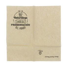 Papieren servet Tissue "Miniservis" Kraft 17x17cm (200 stuks) 