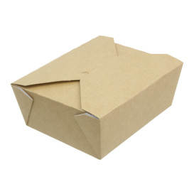 Oosterse Maaltijdbox Kraft 15x12x6,5cm (25 Units)