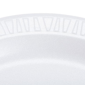 Schuim bord "Concofde" wit 23 cm (500 stuks)