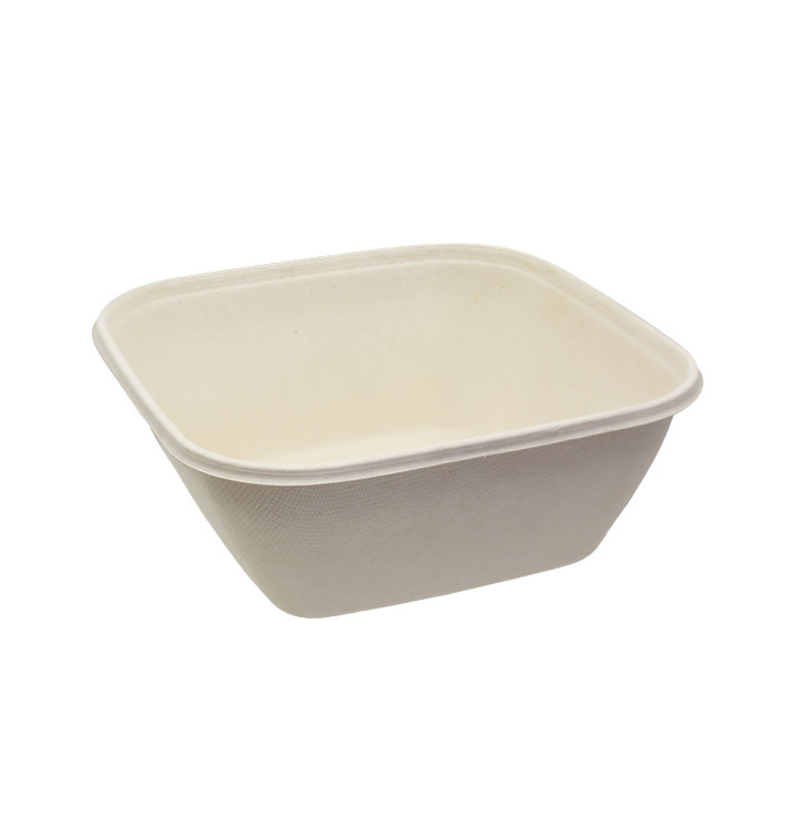 Suikerriet kom 1000ml 17x17x7cm (50 stuks) Suikerriet kom 1000ml 17x17x7cm (50 stuks)