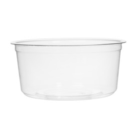 Tub Deli Container PLA transparant Compostable 355ml (50 stuks) 