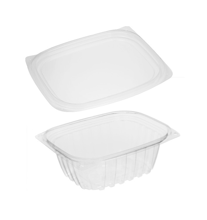 Stof gebaseerd op Maizena PLA Composteerbaar Container met Deksel 355ml (100 stuks) Stof gebaseerd op Maizena PLA Composteerbaar Container met Deksel 355ml (100 stuks)