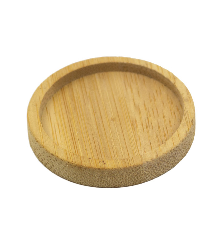 Bamboe proeving bord Bicolof Ø5cm (24 stuks) Bamboe proeving bord Bicolof Ø5cm (24 stuks)