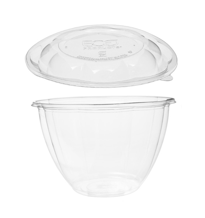 pGescharnierde slakom met Deksel PLA 1420ml (50 stuks) pGescharnierde slakom met Deksel PLA 1420ml (50 stuks)