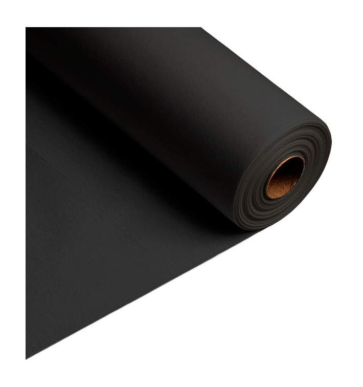 Airlaid tafelloper zwart 0,4x48m P30cm (1 stuk) Airlaid tafelloper zwart 0,4x48m P30cm (1 stuk)