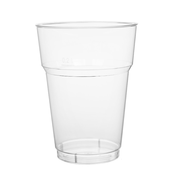 Plastic pint PS glas transparant Kristal 200 ml (1.000 stuks) Plastic pint PS glas transparant Kristal 200 ml (1.000 stuks)