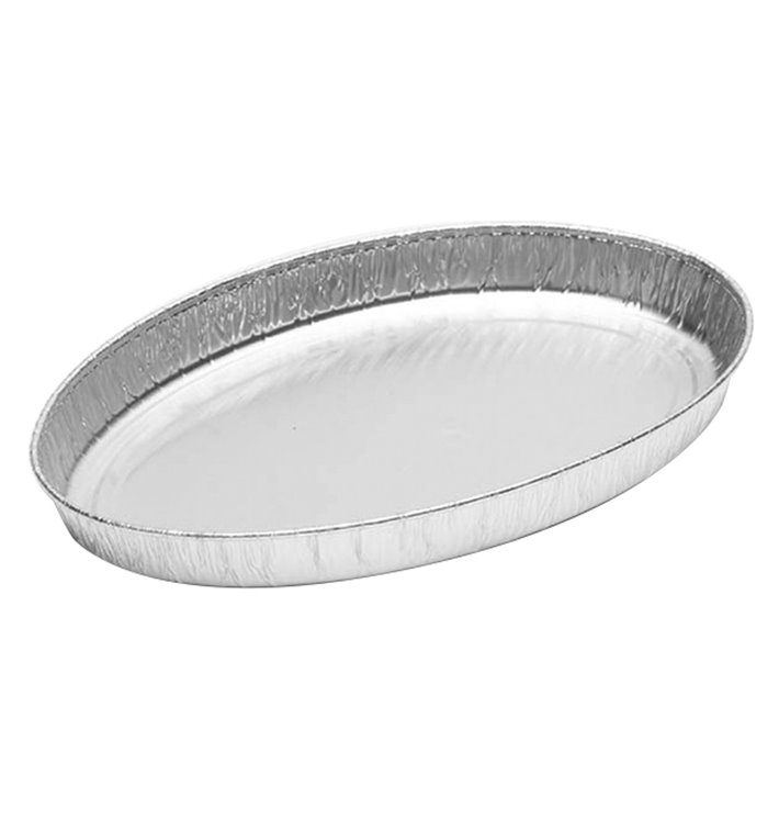 Folie dienblad Ovaal vormig 33x21cm Folie dienblad Ovaal vormig 33x21cm