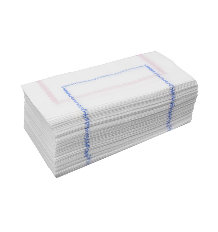 Papieren servet "Zigzag" blauw-rode 14x14 (250 stuks) Papieren servet "Zigzag" blauw-rode 14x14 (250 stuks)