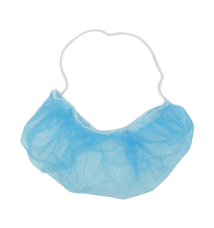 Wegwerpbaardhoes "TST" PP blauw (1.000 stuks) Wegwerpbaardhoes "TST" PP blauw (1.000 stuks)