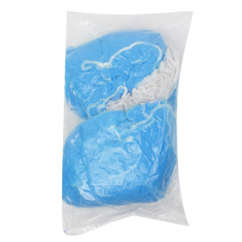 Wegwerpbaardhoes "TST" PP blauw (100 stuks)